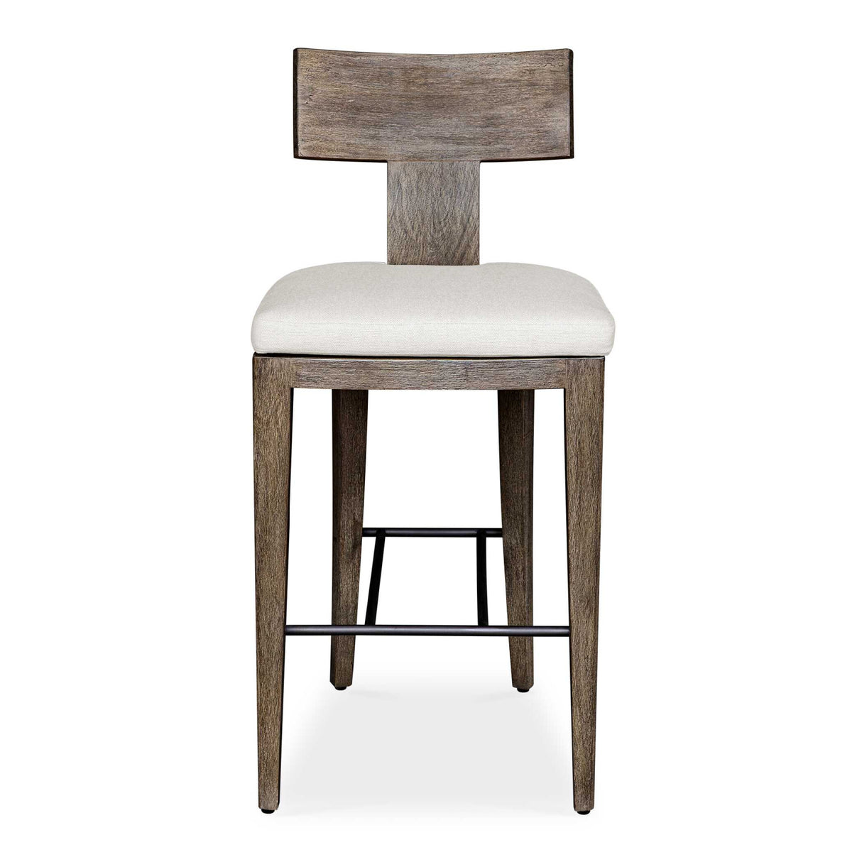   Modern European furniture - Mahogany T-Shaped Outdoor Bar Stool  - www.oroa.com | Oroa.com