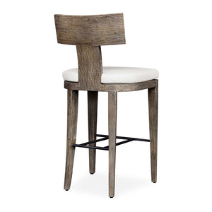   Modern European furniture - Mahogany T-Shaped Outdoor Bar Stool  - www.oroa.com | Oroa.com
