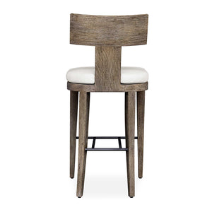   Modern European furniture - Mahogany T-Shaped Outdoor Bar Stool  - www.oroa.com | Oroa.com