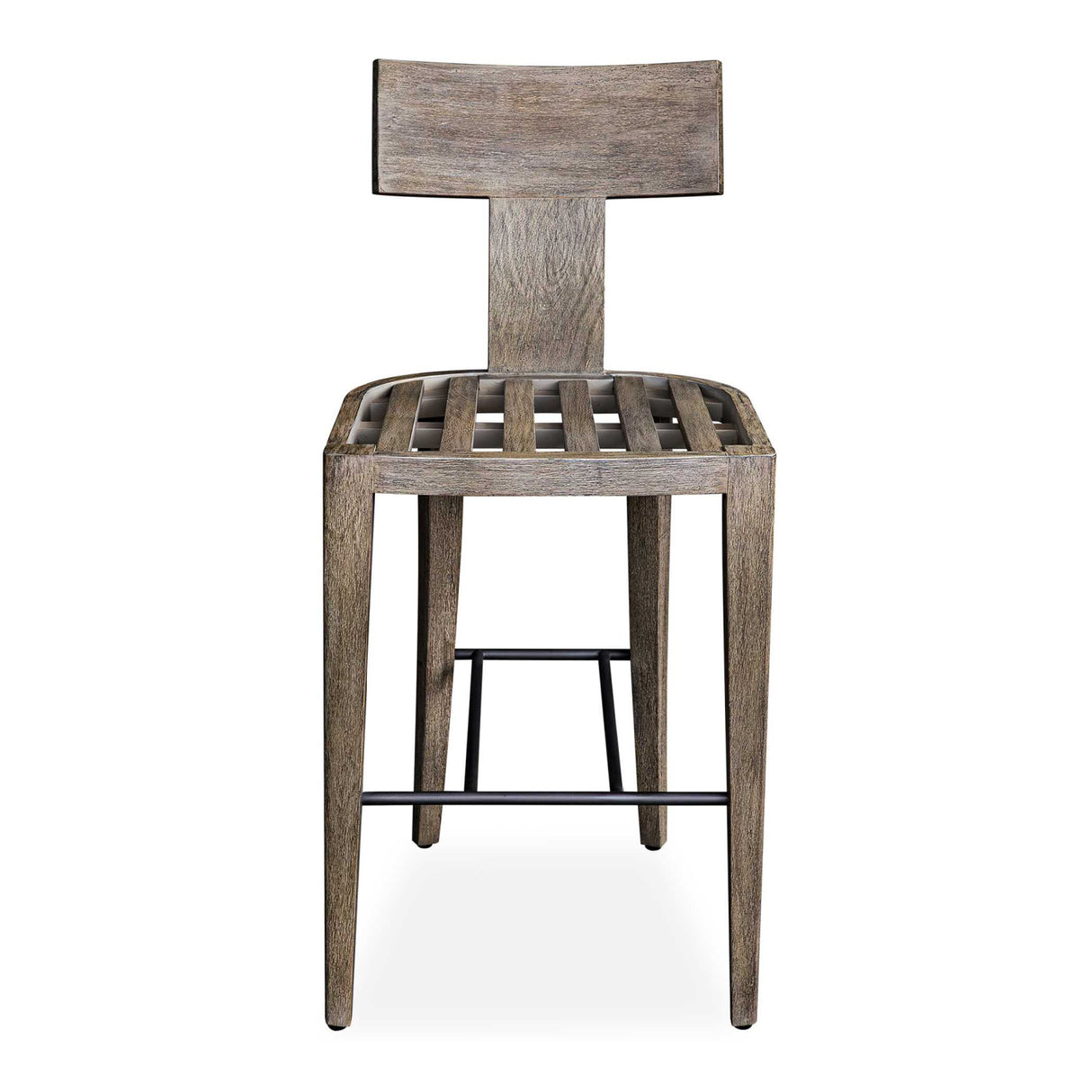   Modern European furniture - Mahogany T-Shaped Outdoor Bar Stool  - www.oroa.com | Oroa.com