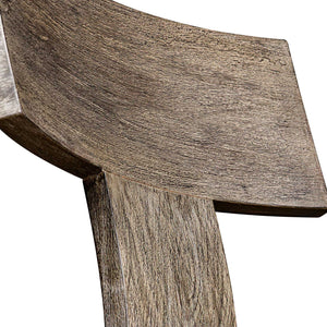   Modern European furniture - Mahogany T-Shaped Outdoor Bar Stool  - www.oroa.com | Oroa.com