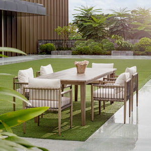   Modern European furniture - Gray Mahogany Outdoor Dining Chair - www.oroa.com | Oroa.com