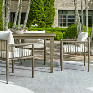   Modern European furniture - Gray Mahogany Outdoor Dining Chair - www.oroa.com | Oroa.com