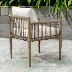   Modern European furniture - Gray Mahogany Outdoor Dining Chair - www.oroa.com | Oroa.com