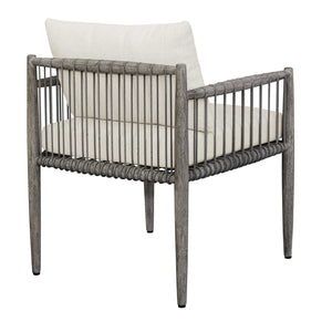   Modern European furniture - Gray Mahogany Outdoor Dining Chair - www.oroa.com | Oroa.com