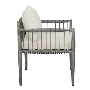   Modern European furniture - Gray Mahogany Outdoor Dining Chair - www.oroa.com | Oroa.com