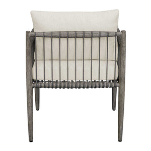   Modern European furniture - Gray Mahogany Outdoor Dining Chair - www.oroa.com | Oroa.com