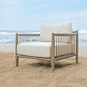   Modern European furniture - Gray Mahogany Outdoor Lounge Chair - www.oroa.com | Oroa.com