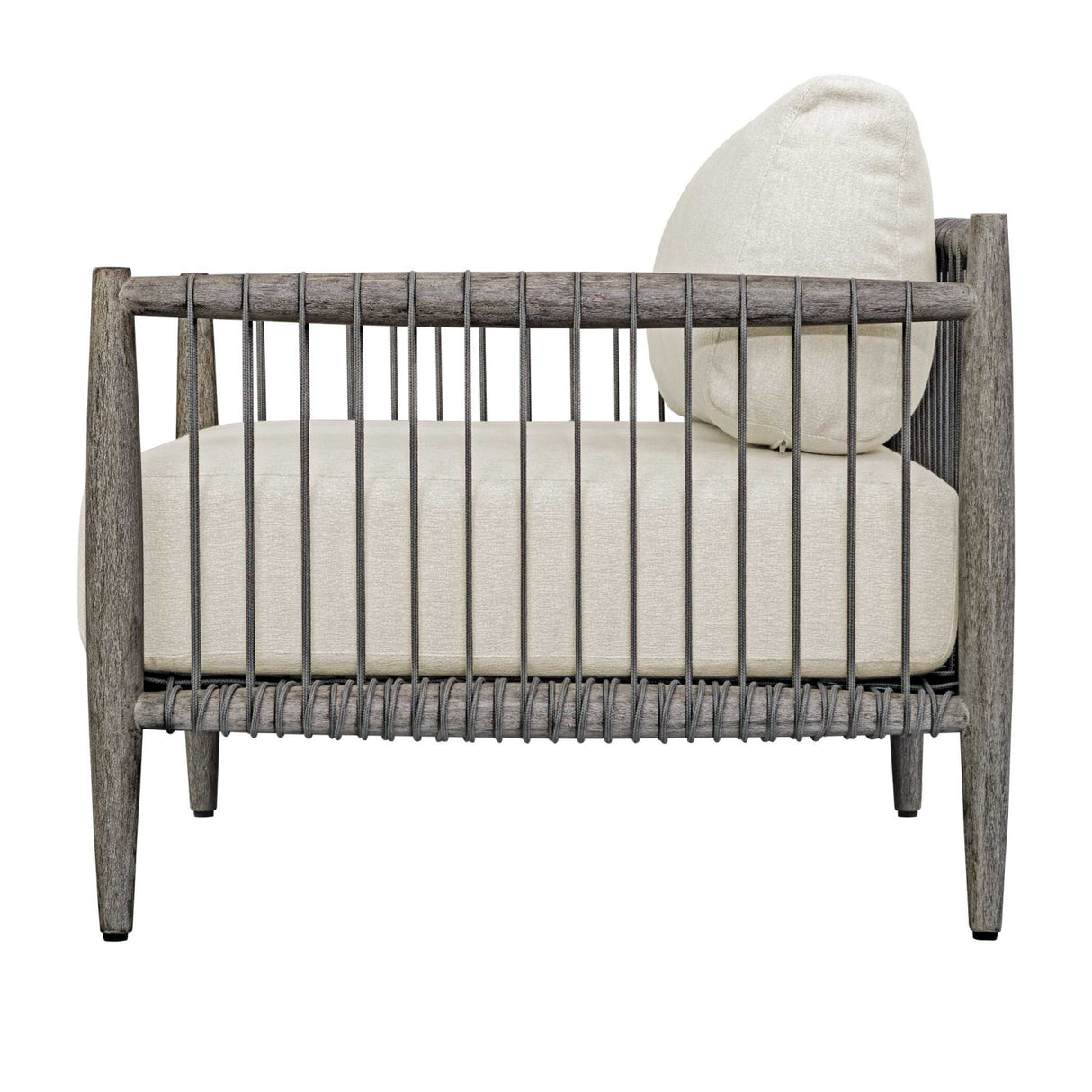   Modern European furniture - Gray Mahogany Outdoor Lounge Chair - www.oroa.com | Oroa.com