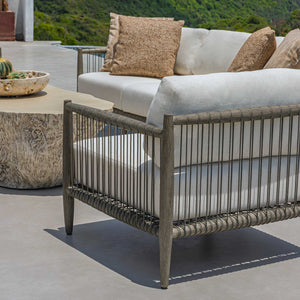   Modern European furniture - Gray Mahogany Outdoor Lounge Chair - www.oroa.com | Oroa.com