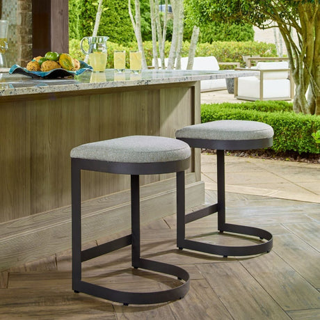   Modern European furniture - Cantilevered Steel Outdoor Counter Stool - www.oroa.com | Oroa.com