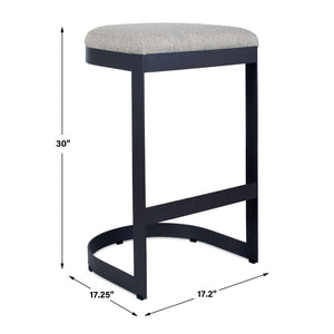   Modern European furniture - Black Cantilevered Outdoor Bar Stool - www.oroa.com | Oroa.com