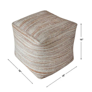   Modern European furniture - Natural Hemp Fibers Pouf - www.oroa.com | Oroa.com