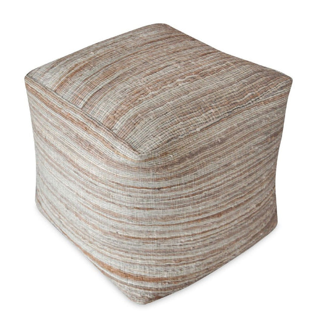Modern European furniture - Natural Hemp Fibers Pouf - www.oroa.com