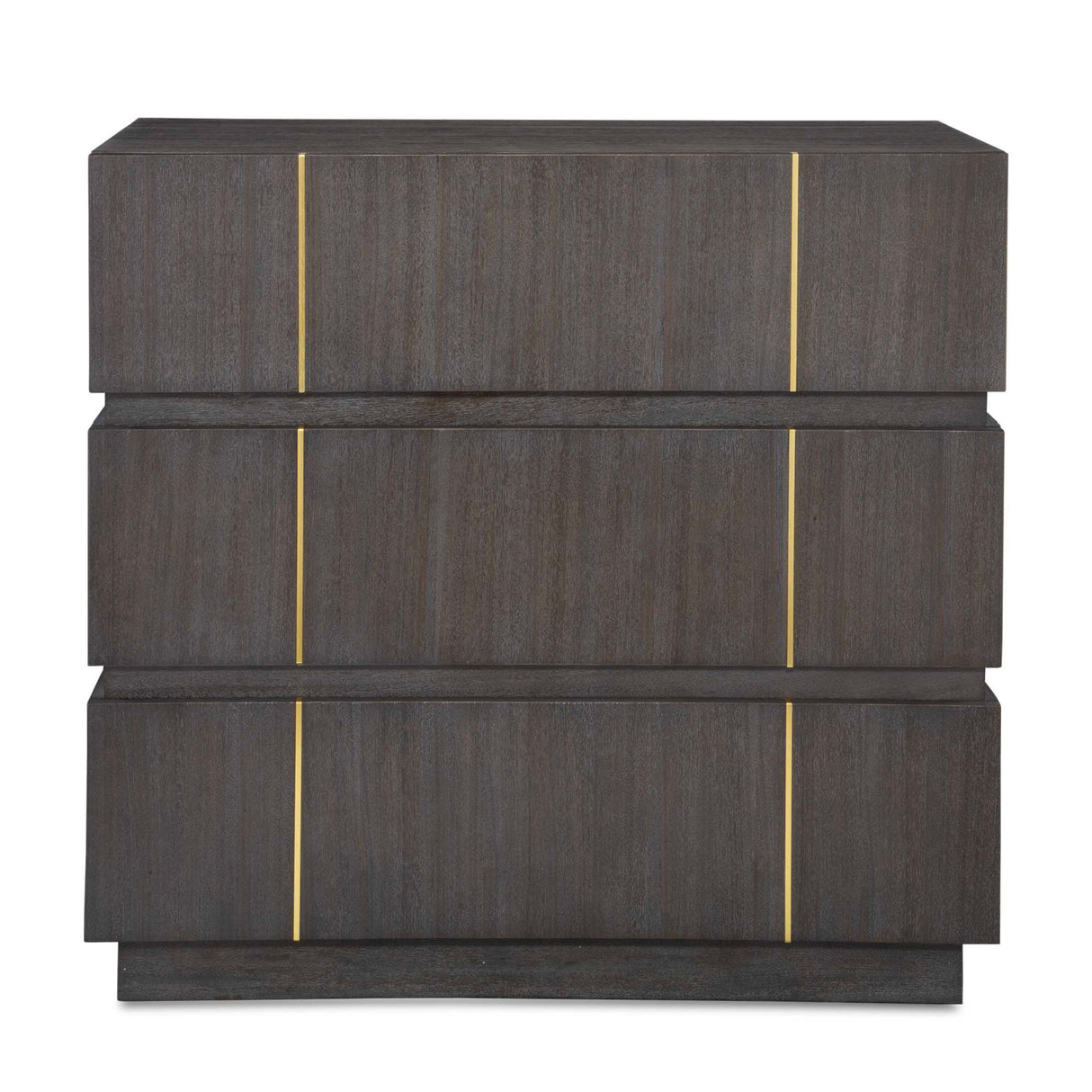  Modern European furniture - Dark Acacia 3-Drawer Chest - www.oroa.com | Oroa.com