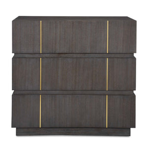   Modern European furniture - Dark Acacia 3-Drawer Chest - www.oroa.com | Oroa.com