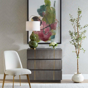   Modern European furniture - Dark Acacia 3-Drawer Chest - www.oroa.com | Oroa.com