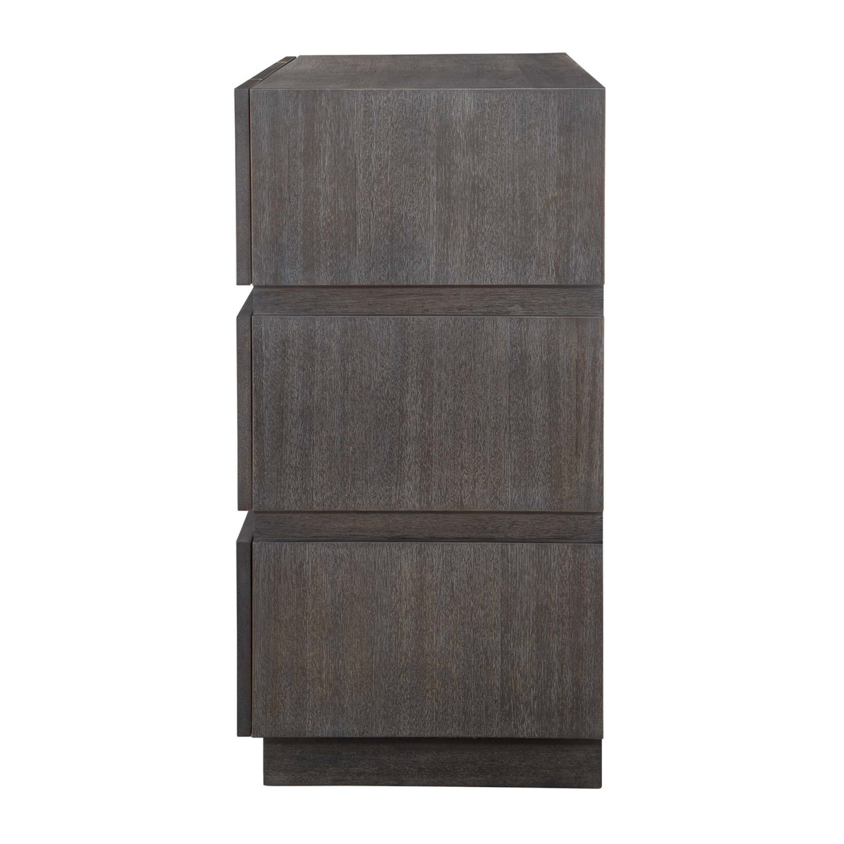   Modern European furniture - Dark Acacia 3-Drawer Chest - www.oroa.com | Oroa.com