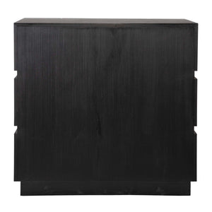   Modern European furniture - Dark Acacia 3-Drawer Chest - www.oroa.com | Oroa.com