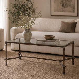   Bronze Framed Coffee Table | Oroa.com