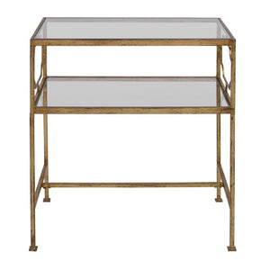   Modern European furniture - Gold Framed Side Table - www.oroa.com | Oroa.com
