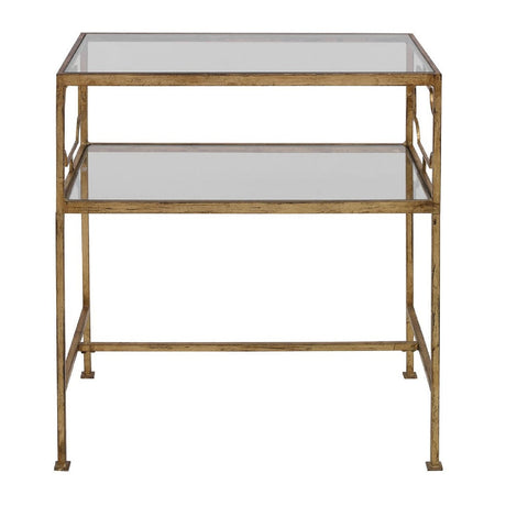   Modern European furniture - Gold Framed Side Table - www.oroa.com | Oroa.com