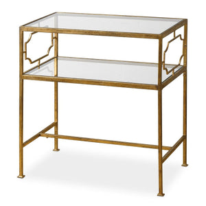   Modern European furniture - Gold Framed Side Table - www.oroa.com | Oroa.com