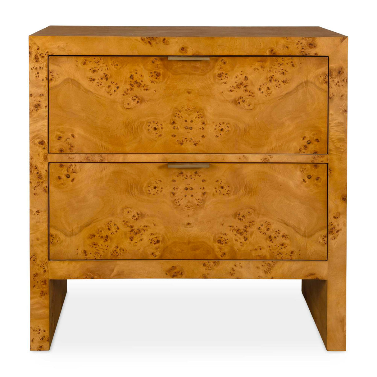   Modern European furniture - 2-Drawer Burl Accent Chest - www.oroa.com | Oroa.com