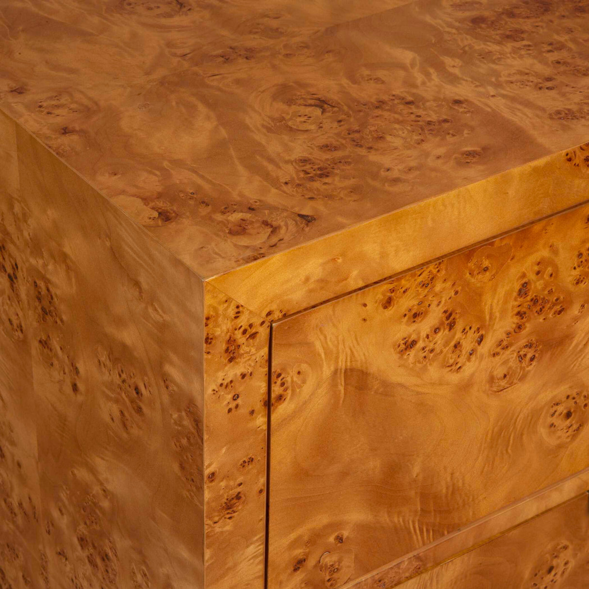   Modern European furniture - 2-Drawer Burl Accent Chest - www.oroa.com | Oroa.com
