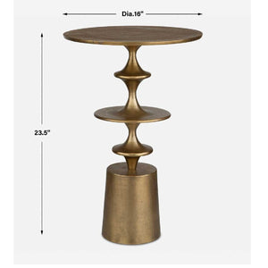   Modern European furniture - Antique Brass Accent Table - www.oroa.com | Oroa.com