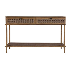   Modern European furniture - 2 -Drawer Cane Console Table - www.oroa.com | Oroa.com