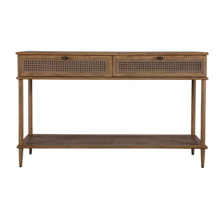   Modern European furniture - 2 -Drawer Cane Console Table - www.oroa.com | Oroa.com