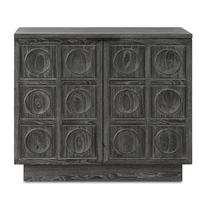   Modern European furniture - Circle Carved Elm 2-Door Cabinet - www.oroa.com | Oroa.com