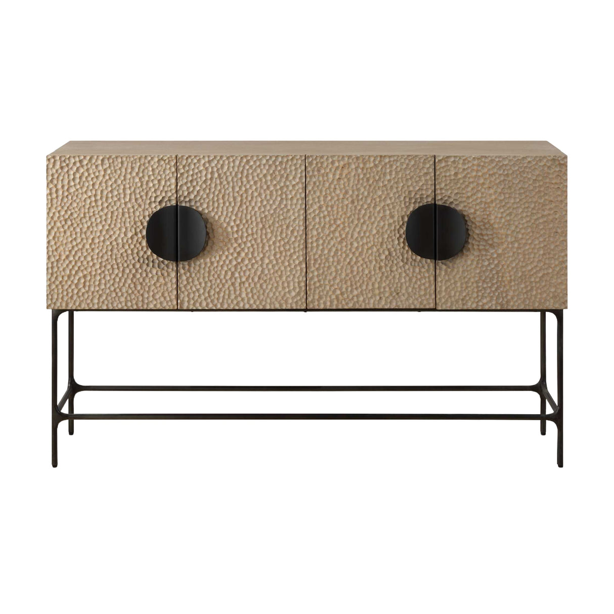   Modern European furniture - Elm Veneer 4-Door Cabinet - www.oroa.com | Oroa.com