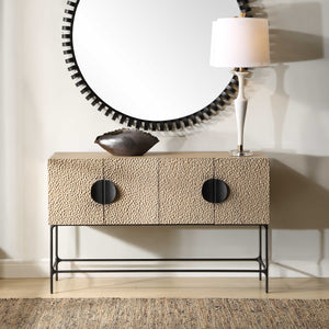   Modern European furniture - Elm Veneer 4-Door Cabinet - www.oroa.com | Oroa.com