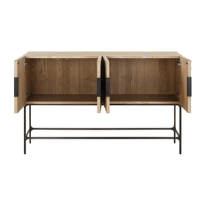   Modern European furniture - Elm Veneer 4-Door Cabinet - www.oroa.com | Oroa.com