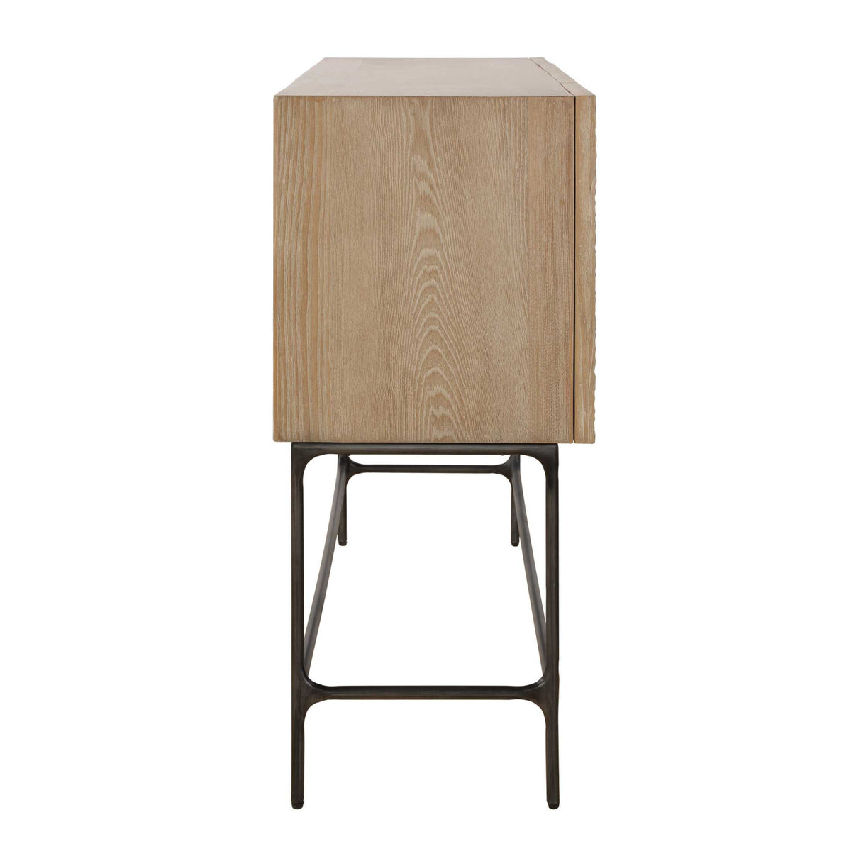   Modern European furniture - Elm Veneer 4-Door Cabinet - www.oroa.com | Oroa.com