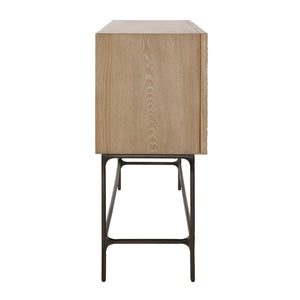   Modern European furniture - Elm Veneer 4-Door Cabinet - www.oroa.com | Oroa.com