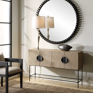   Modern European furniture - Elm Veneer 4-Door Cabinet - www.oroa.com | Oroa.com
