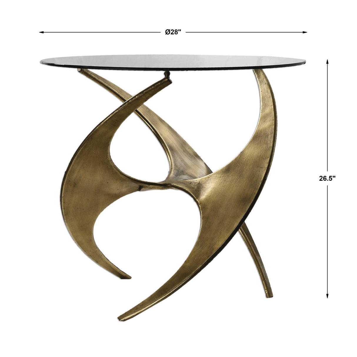   Antique Gold Side Table | Oroa.com