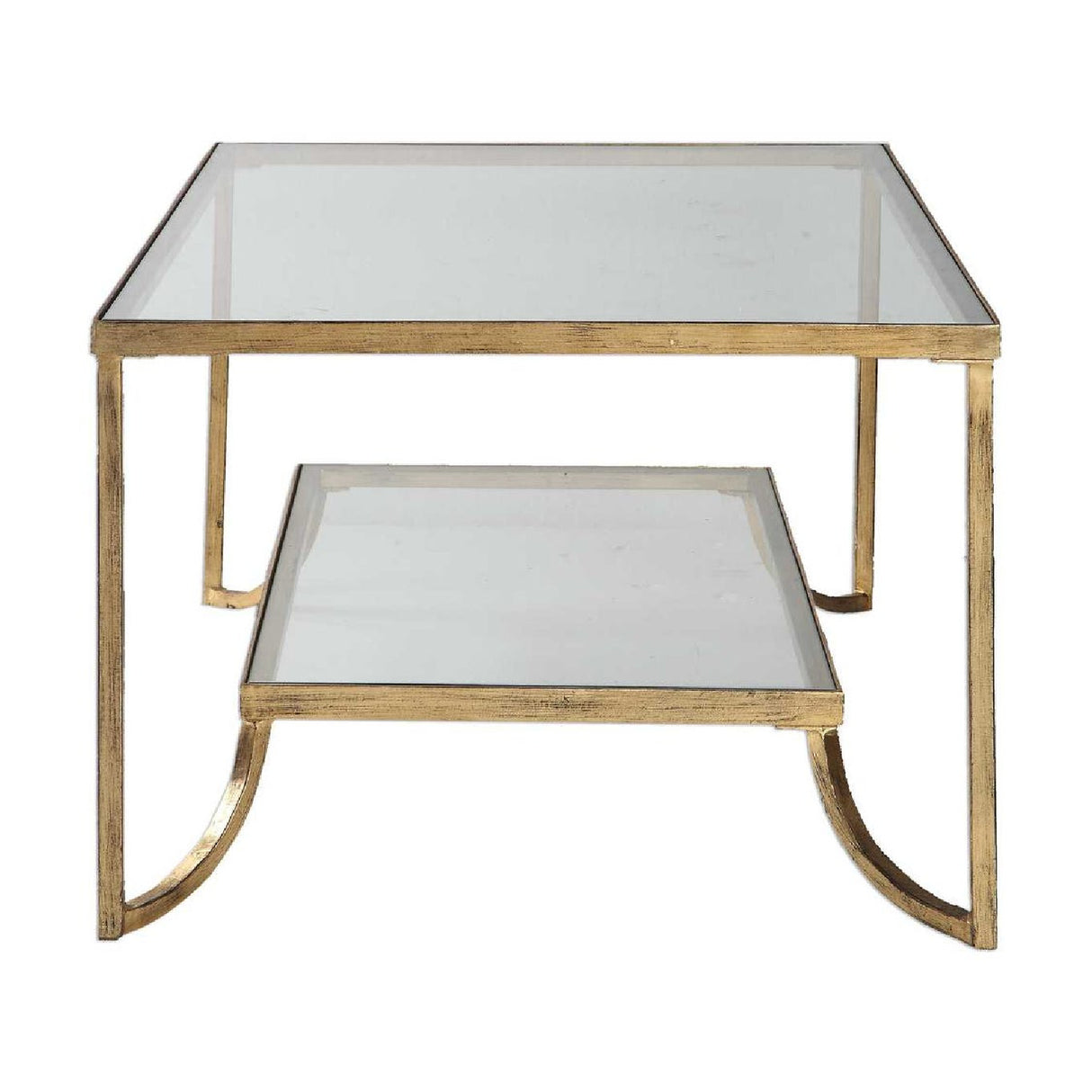   Modern European furniture - Gold Framed Coffee Table - www.oroa.com | Oroa.com