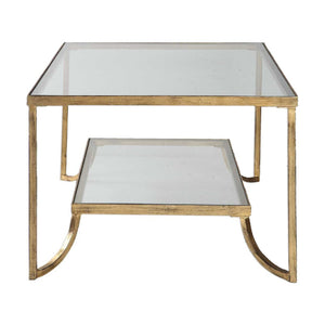   Modern European furniture - Gold Framed Coffee Table - www.oroa.com | Oroa.com