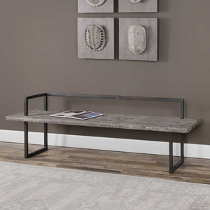   Solid Fir Wood Bench | Oroa.com