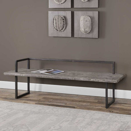   Solid Fir Wood Bench | Oroa.com