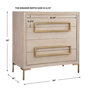  Modern European furniture - Light Oak 4-Drawer Accent Chest - www.oroa.com | Oroa.com