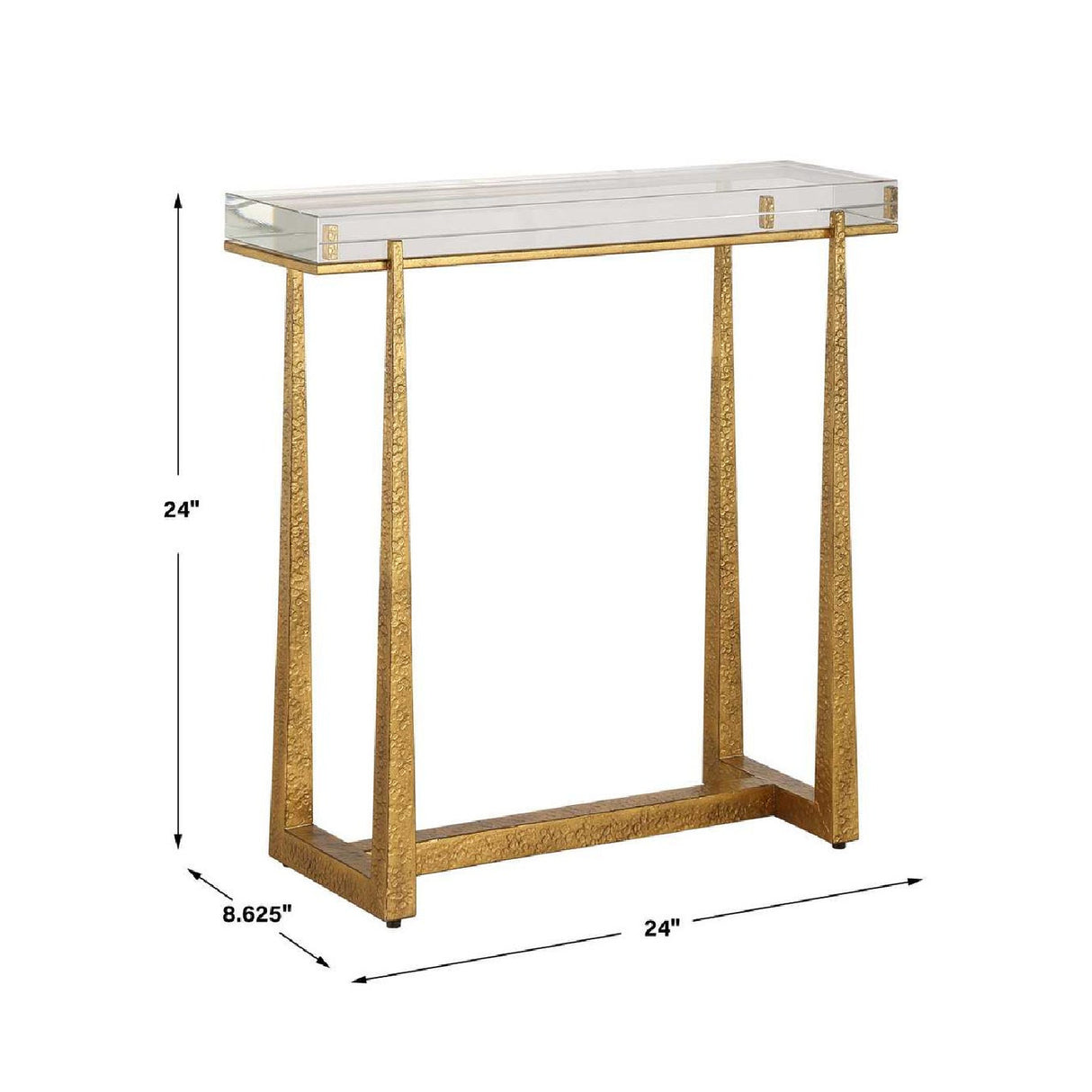   Crystal Top Accent Table | Oroa.com