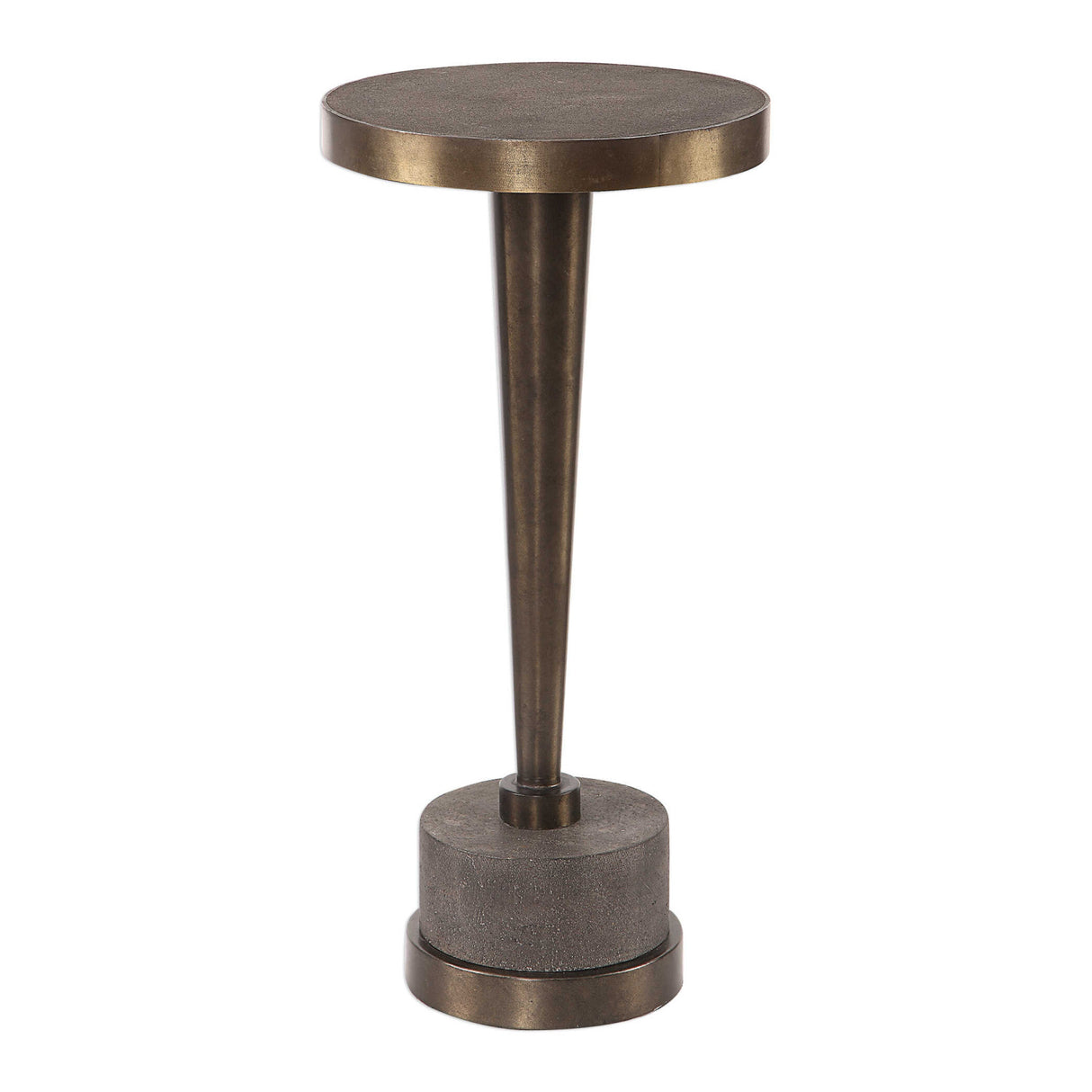   Bronze Pedestal Drink Table | Oroa.com