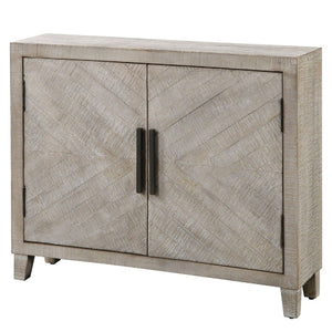   Modern European furniture - Whitewashed Fir Wood 2-Door Cabinet - www.oroa.com | Oroa.com