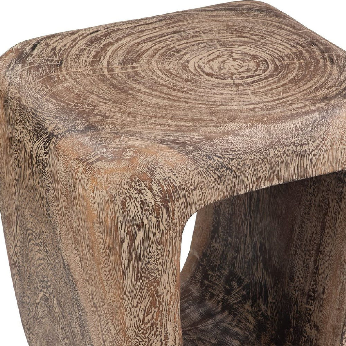   Modern European furniture - Washed Suar Wood Accent Stool - www.oroa.com | Oroa.com