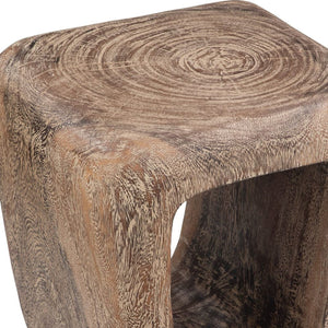  Modern European furniture - Washed Suar Wood Accent Stool - www.oroa.com | Oroa.com